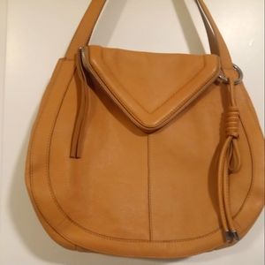 Tan Vince Camuto Women's Leather Shoulder Bag